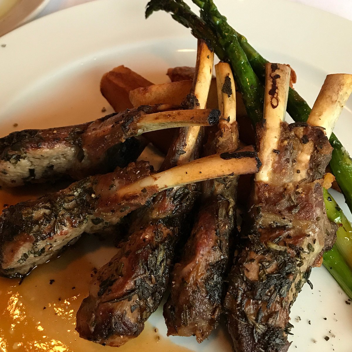 Cafe Testarossa signature dishes Gnocchi, Rack of Lamb.